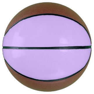 Solid color lavender purple basketball