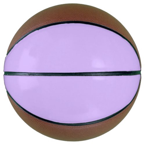 Solid color lavender purple basketball