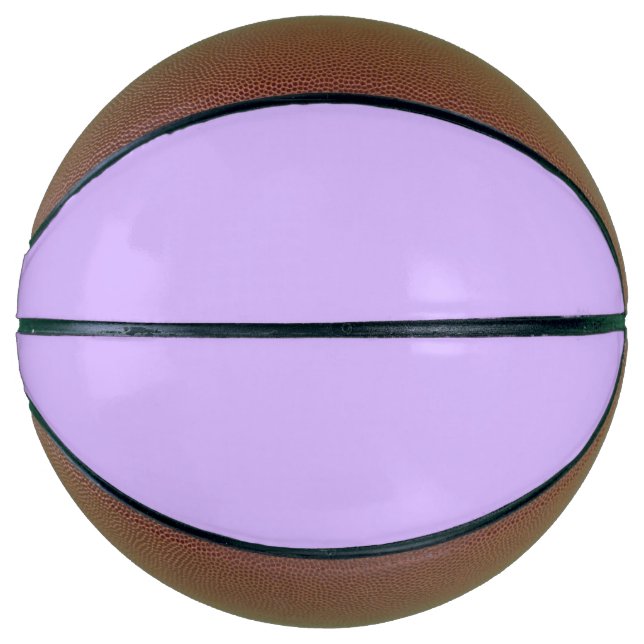 Solid color lavender purple basketball (Front)