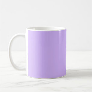 Solid color lavender purple coffee mug