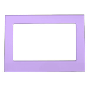 Solid color lavender purple magnetic frame