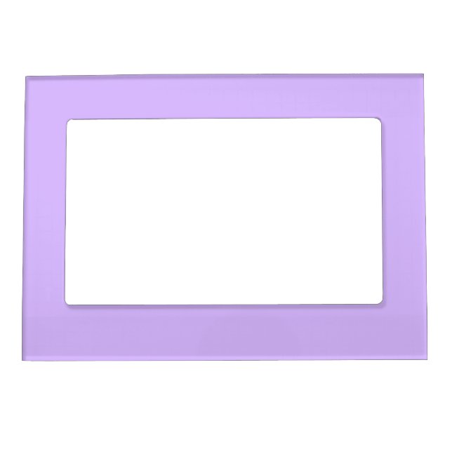 Solid color lavender purple magnetic frame (Front)