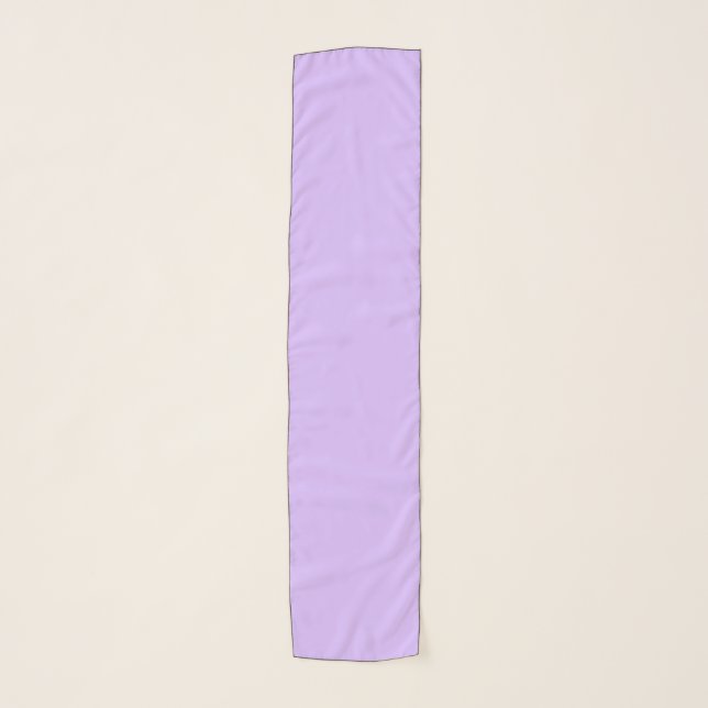 Solid color lavender purple scarf (Front)