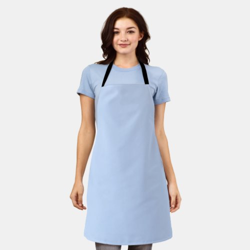 Solid color light baby blue apron