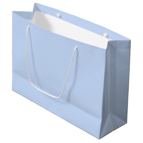 Solid color light baby blue large gift bag
