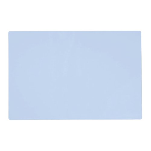 Solid color light baby blue placemat