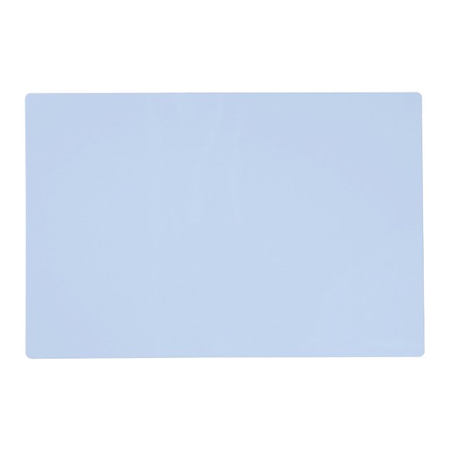 Solid color light baby blue placemat (Front)