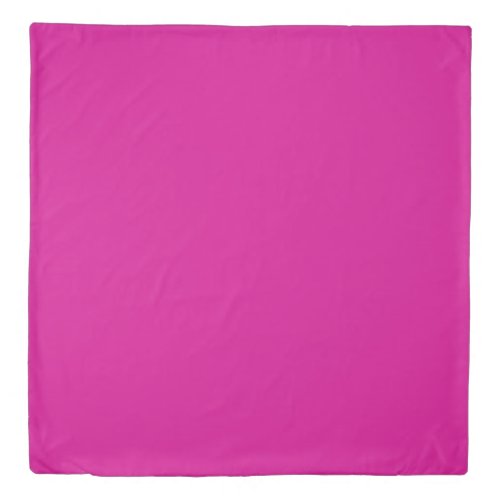 Solid color light berry pink fuchsia duvet cover