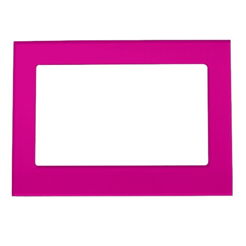 Solid color light berry pink fuchsia magnetic frame