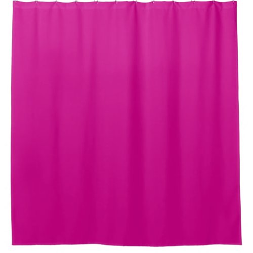 Solid color light berry pink fuchsia shower curtain