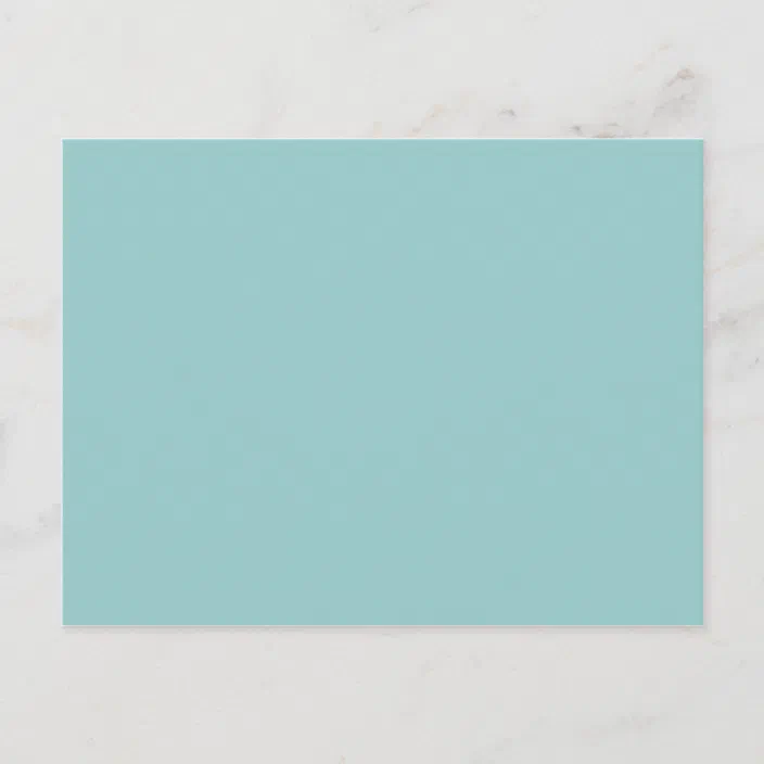 Solid Color Light Blue 99cccc Background Postcard Zazzle Com