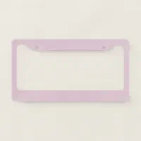 Light pink outlet license plate frame