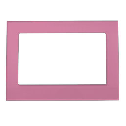Solid color light puce pink magnetic frame