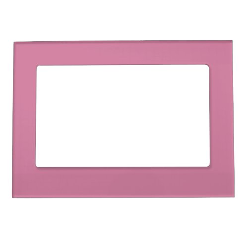 Solid color light puce pink magnetic frame