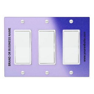 Solid Color Light Switch Cover Triple Rocker