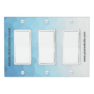 Solid Color Light Switch Cover Triple Rocker