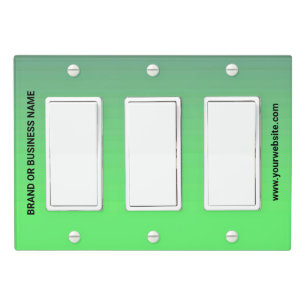 Solid Color Light Switch Cover Triple Rocker