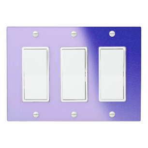 Solid Color Light Switch Cover Triple Rocker