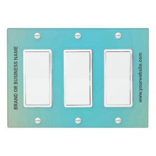 Solid Color Light Switch Cover Triple Rocker