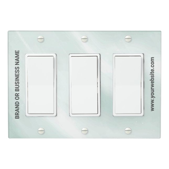 Solid Color Light Switch Cover Triple Rocker (In Situ)