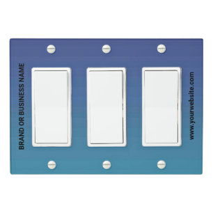 Solid Color Light Switch Cover Triple Rocker
