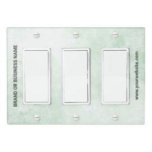 Solid Color Light Switch Cover Triple Rocker