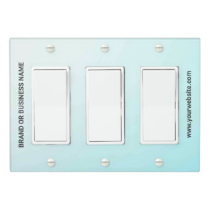 Solid Color Light Switch Cover Triple Rocker