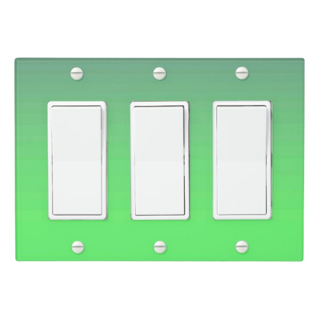 Solid Color Light Switch Cover Triple Rocker (In Situ)