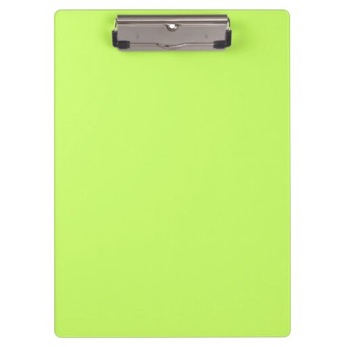 Solid color light yellow green clipboard