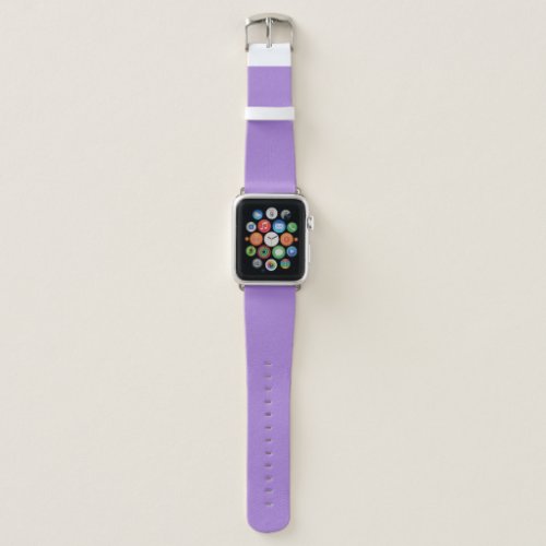 Solid color lilac bush apple watch band