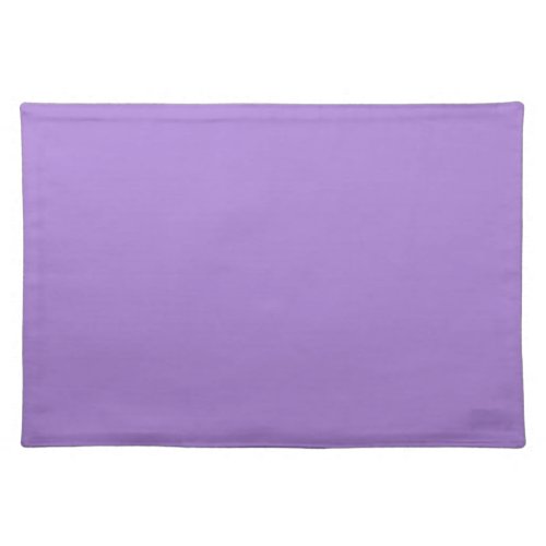Solid color lilac bush cloth placemat