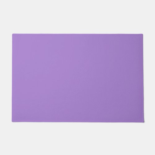 Solid color lilac bush doormat