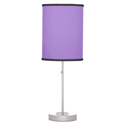 Solid color lilac bush table lamp