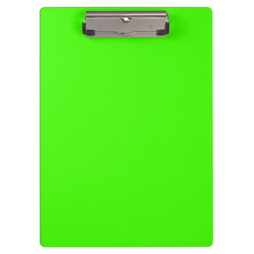 Solid Color Lime Green Clipboard