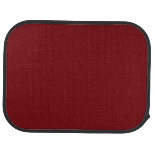Solid color mahogany red car floor mat