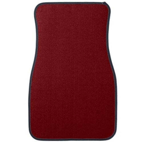 Solid color mahogany red car floor mat