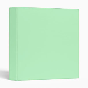 Solid Color: Mint 3 Ring Binder