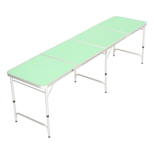 Solid Color: Mint Beer Pong Table (Angled)