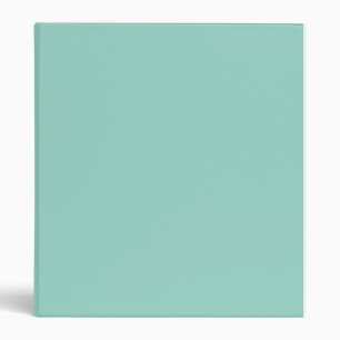Solid Color Mint Binder