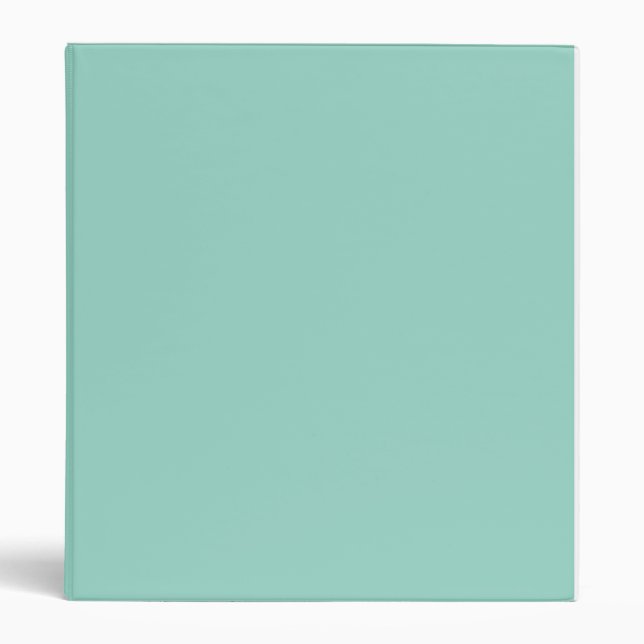 Solid Color Mint Binder (Front)