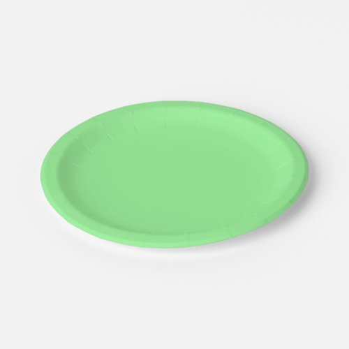 Solid Color Mint Green Paper Plates