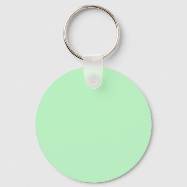 Solid Color: Mint Keychain (Front)