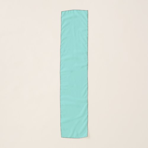 Solid color misty teal turquoise scarf