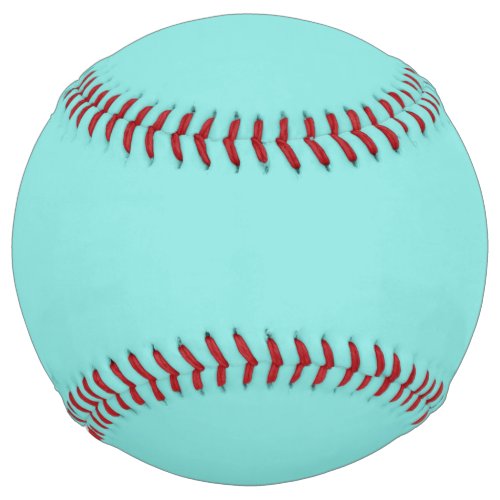 Solid color misty teal turquoise softball