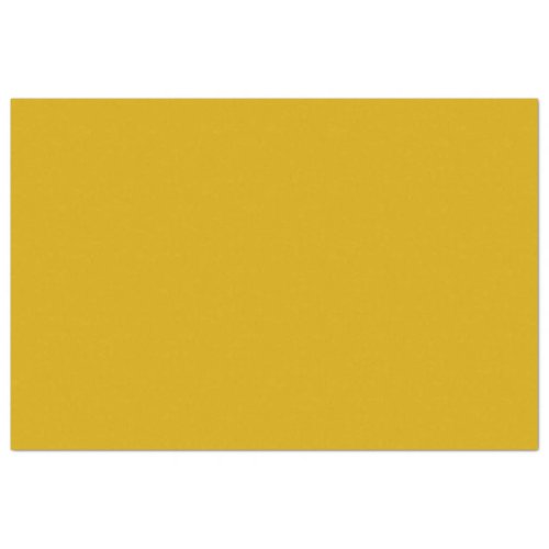 Solid color mustard yellow tissue paper