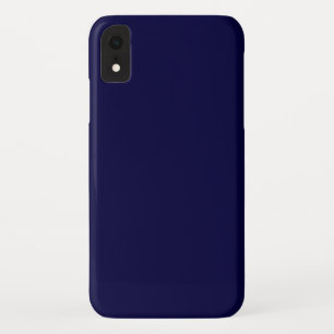 Solid Color: Navy Blue iPhone XR Case