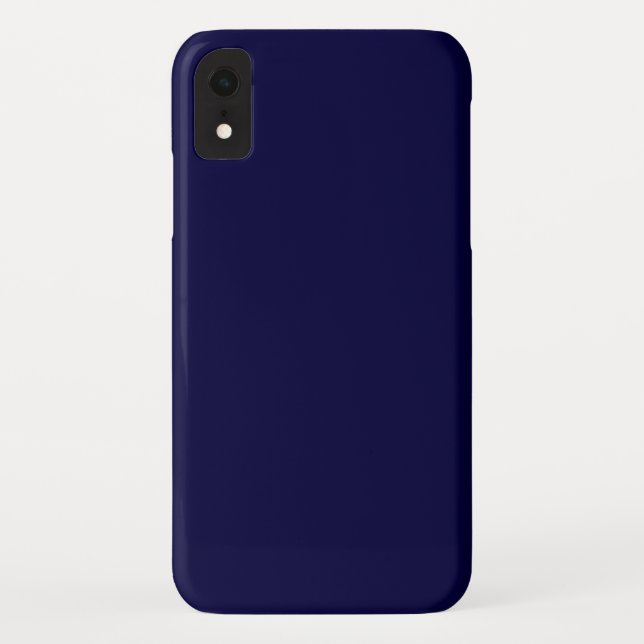 Solid Color: Navy Blue Case-Mate iPhone Case (Back)