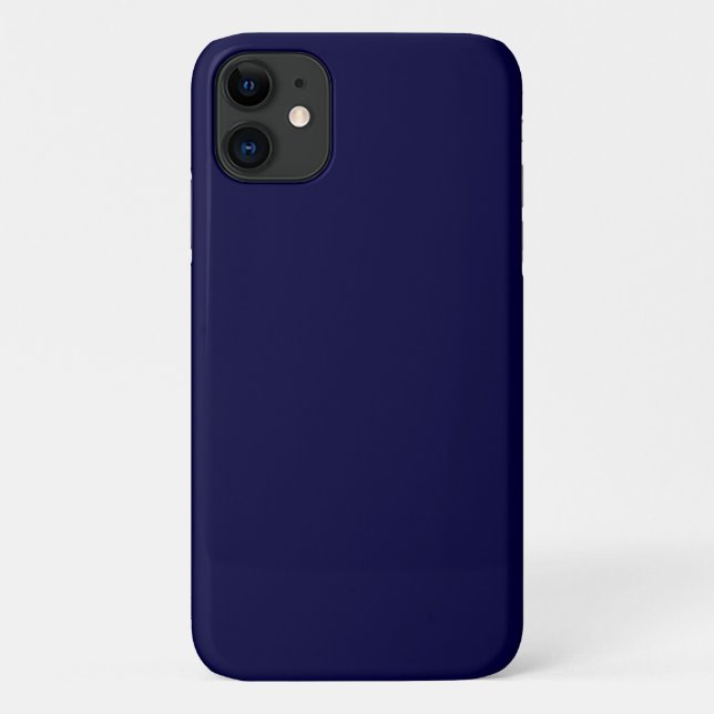 Solid Color: Navy Blue Case-Mate iPhone Case (Back)