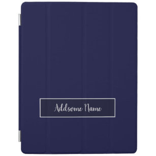 Solid Color Navy Blue Electronics Accessory iPad Smart Cover