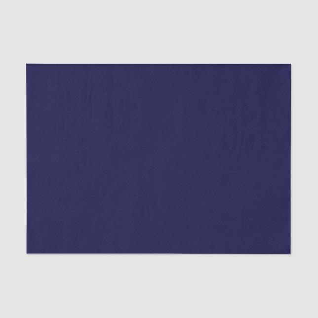 Solid Color: Navy Blue Tissue Paper (Front)